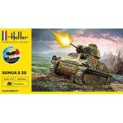 STARTER KIT SOMUA S35 1/72 HELLER