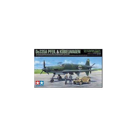 DORNIER DO335A PFEIL  + KUBELWAGEN 1/48 TAMIYA