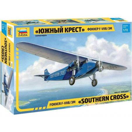 FOKKER F VII TRIMOTOR 1/72 ZVESDA
