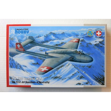 DH.100 VAMPIRE 1/72 SPECIAL HOBBY