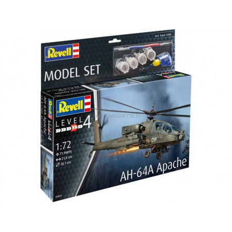 MODEL SET AH-64A APACHE 1/72 REVELL