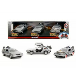 COFFRET 3 DELOREAN RETOUR VERS LE FUTUR  1/32 JADA