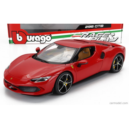 FERRARI 296 GTB HYBRID 830HP V6 2021 1/18 BURAGO