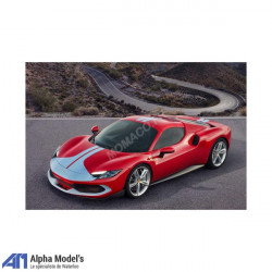 FERRARI 296 GTB HYBRID 830HP V6 2021 1/18 BURAGO