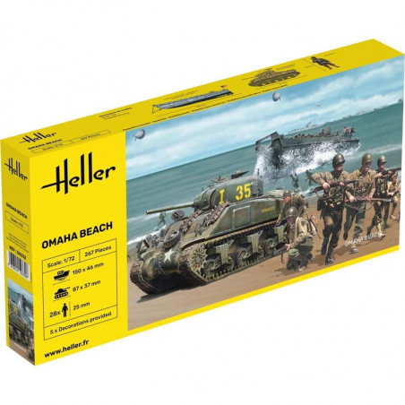 OMAHA BEACH 1/72 HELLER