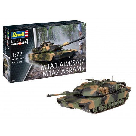 M1A1 AIM(SA)/ M1A2 ABRAMS 1/72 REVELL