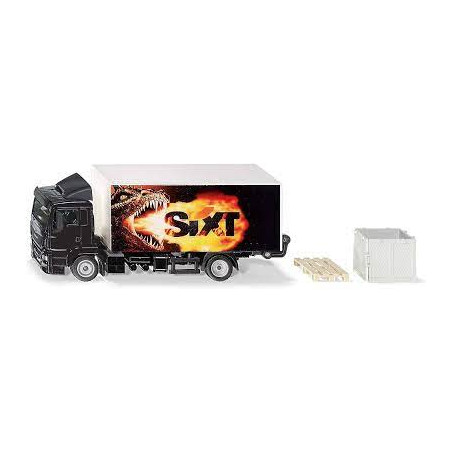 CAMION MAN PORTE CAISSE AVEC HAYON ELEVATEUR SIXT 1/50 SIKU