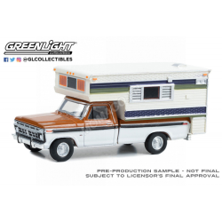 FORD F-250 CAMPER 1976 1/64 GREENLIGHT