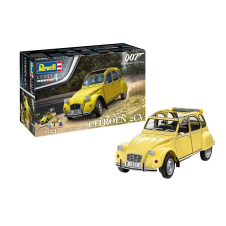 COFFRET CADEAU JAMES BOND FOR YOUR EYES ONLY CITROEN 2CV 1/24 REVELL