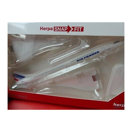 CONCORDE AIR FRANCE SNAP FIT  1/250 HERPA 1