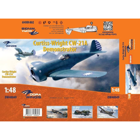 CURTISS WRIGHT CW-21A DEMONSTRATOR 1/48 DORA WINGS