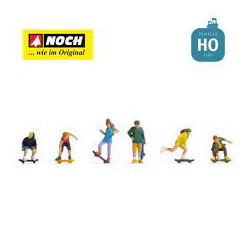 1/87 NOCH PERSONNAGES SKATEURS