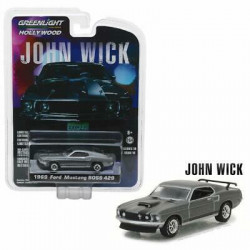 FORD MUSTANG BOSS 429 1969 " JOHN WICK (2014) " 1/64 GREENLIGHT