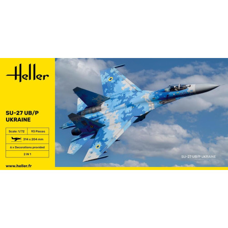SUKKOI SU-27 UB/P UKRAINE  1/72 HELLER