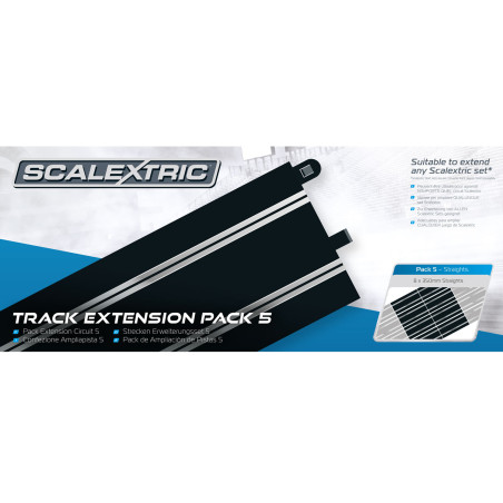 1/32 SCALEXTRIC PACK D'EXTENSION 5 8 LIGNES DROITES