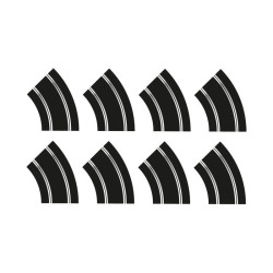 1/32 SCALEXTRIC PACK D'EXTENSION 8 COURBES R2