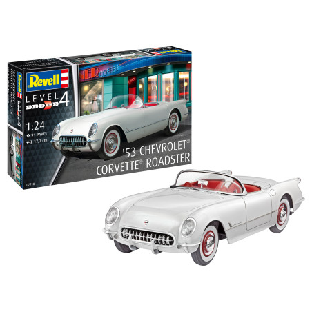 CHEVROLET CORVETTE ROADSTER 1953 1/24 REVELL