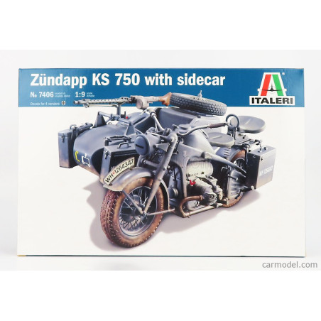 ZUNDAPP KS 750 AVEC SIDECAR 1/9 ITALERI