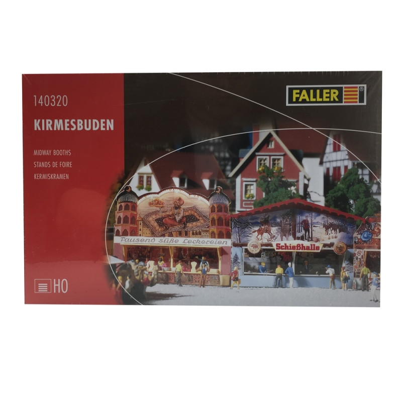FALLER – 5x Tables Et Bancs Pour Maquette HO 1/87 – Lot De Décors – Neuf
