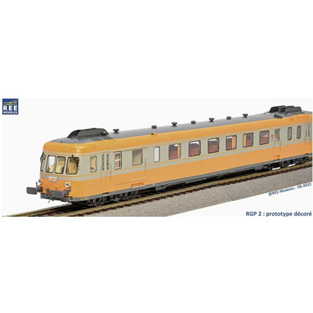 1/87 REE AUTORAIL DIESEL RGP II X2706 MODERNE SNCF ANALOGIQUE