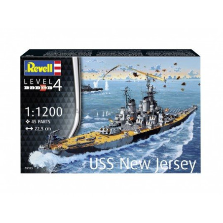 USS NEW JERSEY 1/1200 REVELL