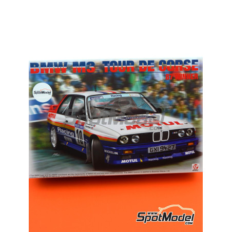 BMW M3 TOUR DE CORSE 1987 1/24 NUNU