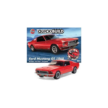 QUICKBUILD FORD MUSTANG GT 1968 1/43 AIRFIX