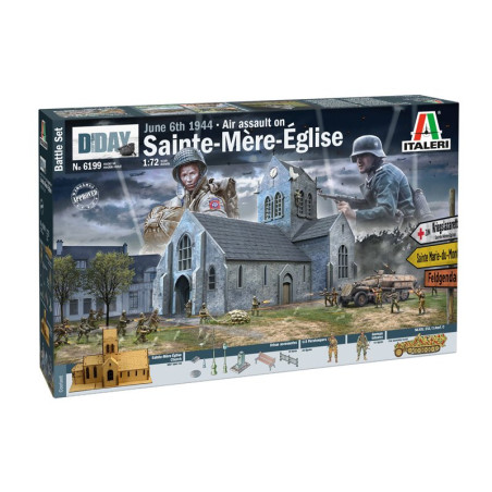 COFFRET SAINTE MERE L'EGLISE 6/6/1944 1/72 ITALERI