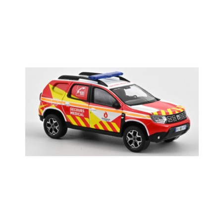 DACIA DUSTER 2020 POMPIERS SECOURS MEDICAL 57 1/43 NOREV