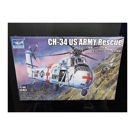 CH-34 US ARMY RESCUE 1/48 TRUMPETER
