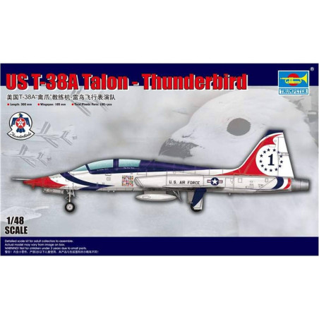 US T-38A TALON THUNDERBIRD 1/48 TRUMPETER