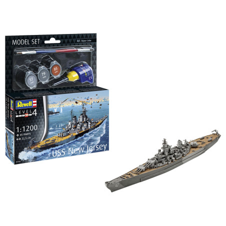 MODEL SET USS NEW JERSEY 1/1200 REVELL