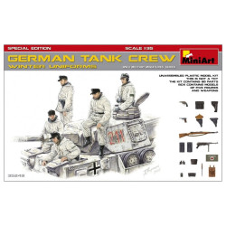 EQUIPAGES DE CHARS ALLEMANDS TENUES D'HIVER 1/35 MINIART