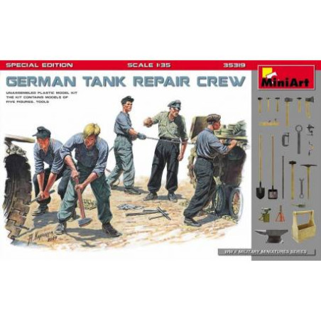 MECANICIENS DE CHARS ALLEMANDS 1/35 MINIART