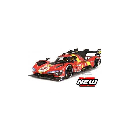 FERRARI 499P 3.0L TURBO V6 N°51 24H DU MANS 2023 1ER 1/24 BURAGO