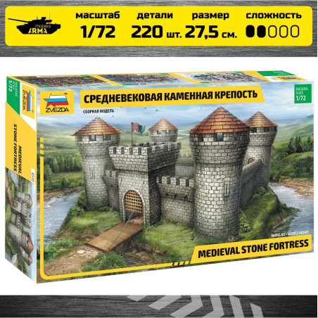 FORTERESSE MEDIEVAL 1/72 ZVESDA