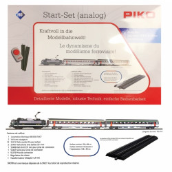Coffret de départ train vapeur marchandises analogique - PIKO 57123 Coffret de départ train vapeur marchandises analogique - PIKO 57123
