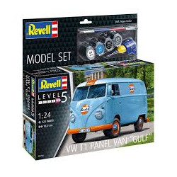 MODEL SET VW T1 PANEL VAN GULF 1/24 REVELL