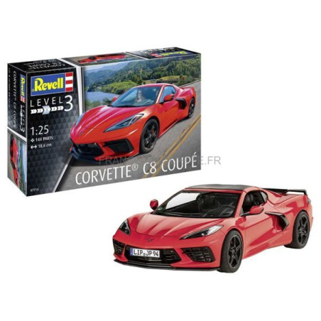 CORVETTE C8 COUPE 1/25 REVELL