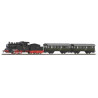 1/87 PIKO COFFRET DE DEPART LOCOMOTIVE VAPEUR + VOITURES VOYAGEURS PKB  ANALOGIQUE