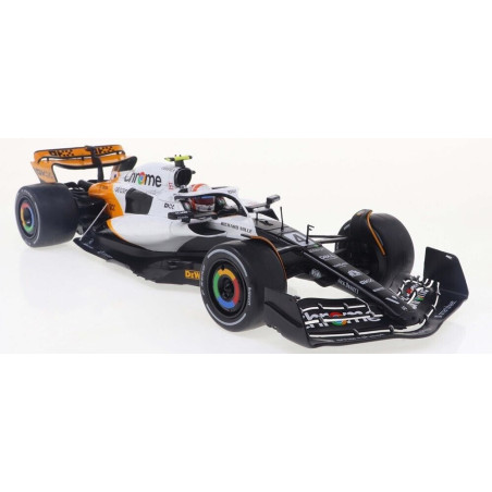 MCLAREN MCL60 N°4 LANDO NORRIS GRAND PRIX DE MONACO GP 2023 1/18 SOLIDO