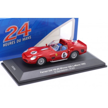 FERRARI 330 TRI N°6 24H DU MANS 1962 1ER 1/43 IXO