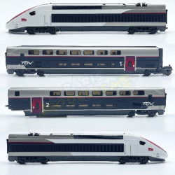 1/87 JOUEF TGV DUPLEX LIVREE CARMILLION ANALOGIQUE SNCF