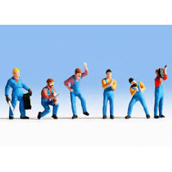 1/87 NOCH PERSONNAGES LES GARAGISTES