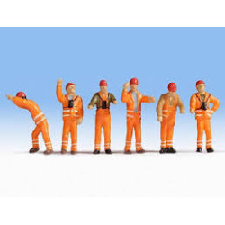 1/160 NOCH PERSONNAGES EQUIPES DE MANOEUVRES