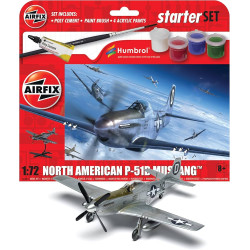STARTER SET P-51D MUSTANG 1/72 AIRFIX