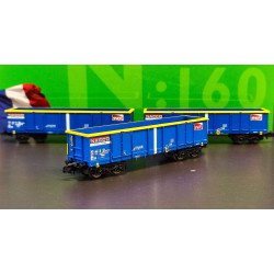 1/160 ARNOLD COFFRET DE 3 WAGONS TOMBEREAUX NACCO SNCF