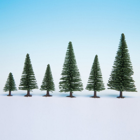 1/87 NOCH 50 SAPINS 5 à 14 CM