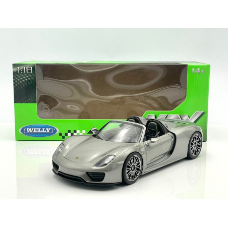 PORSCHE 918 SPYDER HARD TOP 2012 1/18 WELLY