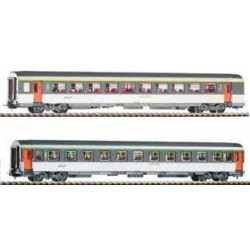 1/87 PIKO COFFRET 2 VOITURES CORAIL SNCF